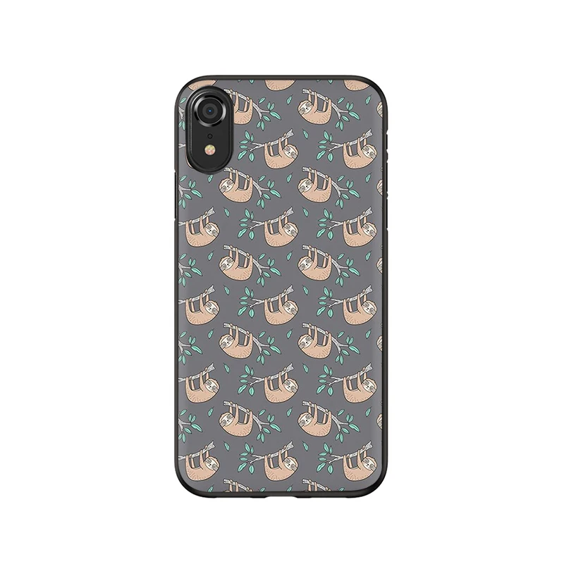 B7 Милый Забавный Мягкий силиконовый чехол для iPhone 5 5S SE 6 6s 7 8 Plus X XR XS 11 Pro Max - Цвет: B7