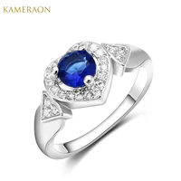 new fashion jewelry unique heart rings for women gift nickle free cz cubic zirconia engagement rings