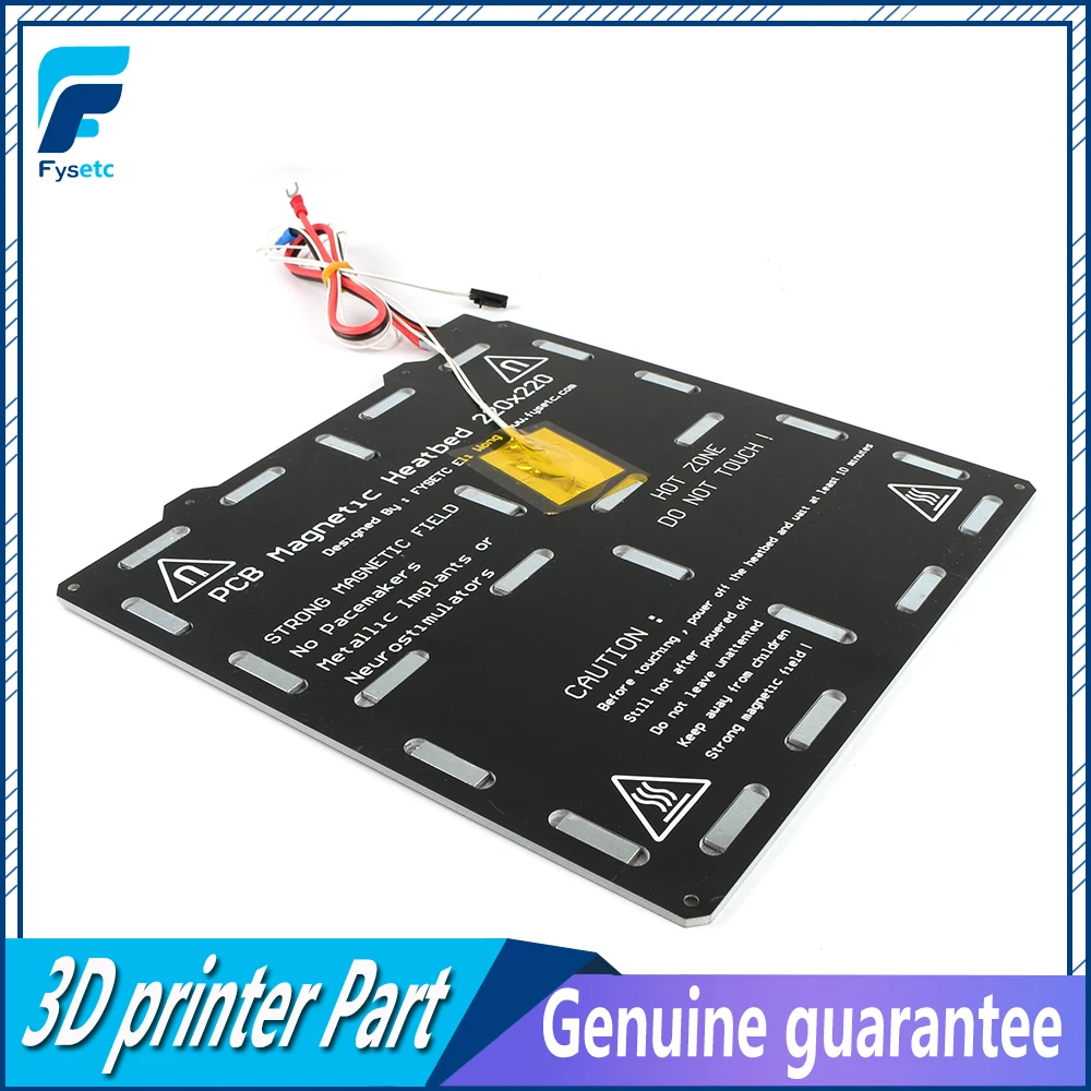 220*220mm 3D Printer MK3 Magnetic Heatbed 220X220mm 24V 3mm Thick Wiring Thermistor Kit With Magnet For Ender 5 Parts | Компьютеры и