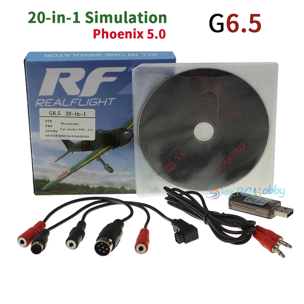 Радиоуправляемый симулятор 20 в 1 USB для Realflight Phoenix 5 0 поддержка обновленного