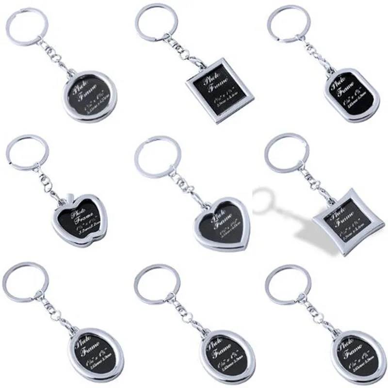 Креативная фоторамка брелок для ключей новая Мини сделай сам держатель фото