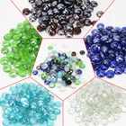50 шт.лот разноцветные акриловые камни для аквариума ваза для аквариума декоративные гальки камни