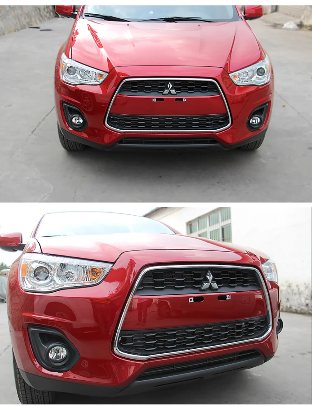 AITWATT для Mitsubishi ASX 2013 ABS хром внешняя Передняя средняя решетка гриль крышка отделка рамы украшение автомобиля