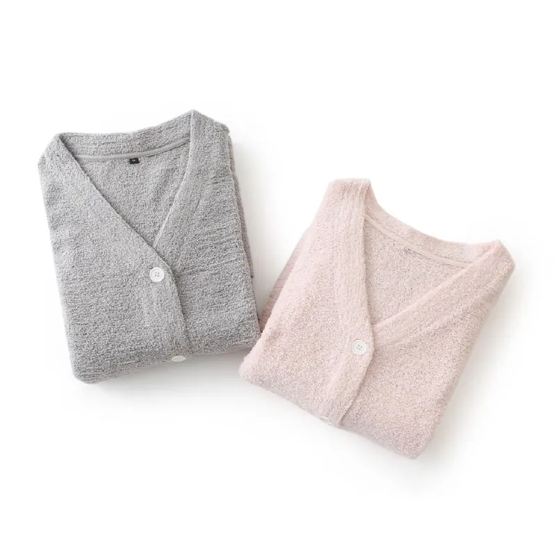 Зимние пижамы женские длинные брюки плюшевая одежда для сна из двух предметов