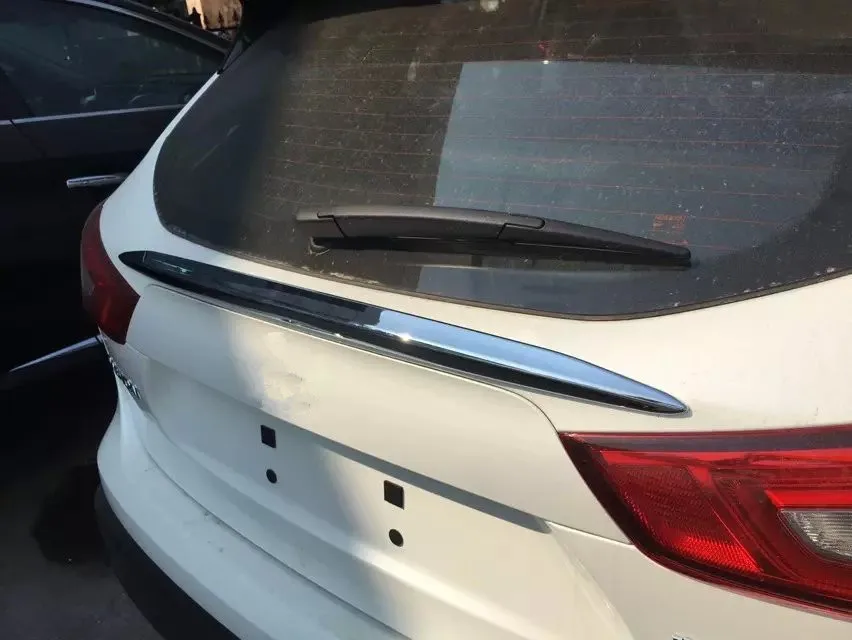 Бесплатная доставка Хромированная Задняя Крышка багажника отделка люк ручка