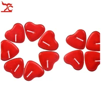 50 pcs aluminum shell smokeless scented heart shaped candle 520 valentines day tanabata marriage confession birthday tea wax