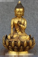 tibetan buddhism bronze seat lotus shakyamuni sakyamuni amitabha buddha statue