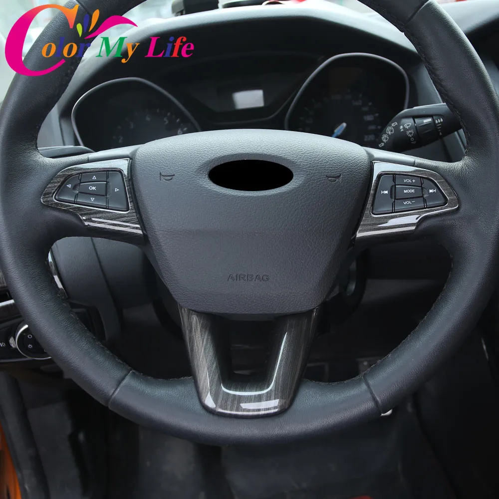 Цветные наклейки для украшения руля из АБС пластика My Life на рулевое колесо Ford New
