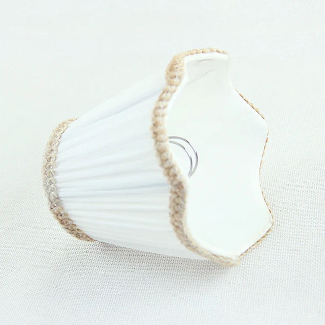 Креативные кружевные белые лампы высокого качества Современные тканевые ручной