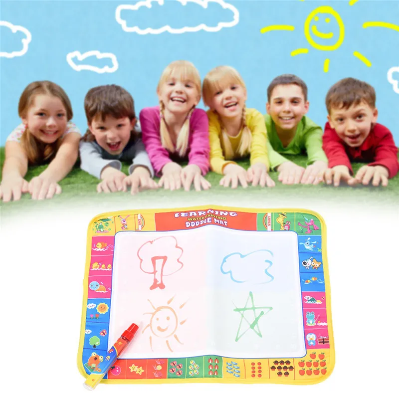 39x29 см Детские Игрушки для рисования фрукты овощи познания Doodle картина Вода