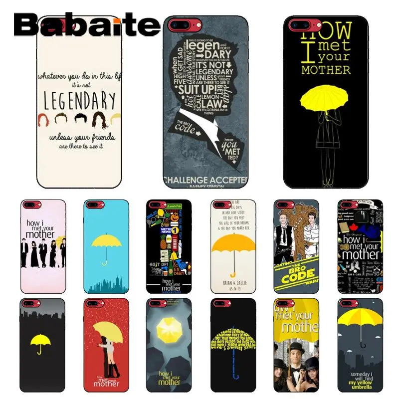Babaite himym quotes Мягкий силиконовый чехол для телефона для iPhone 6S 6plus 7 7plus 8 8Plus X Xs MAX 5 5S XR