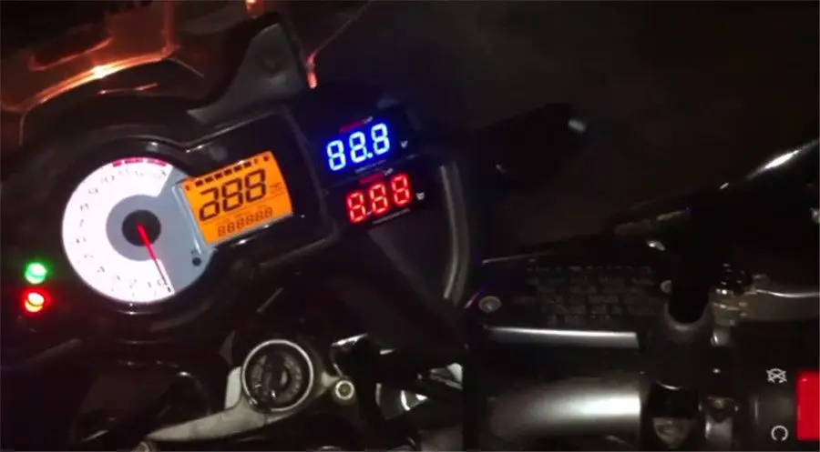 Universal Motorcycle Water Temp Temperature Gauge Meter Thermometer Red LCD Digital Display | Автомобили и мотоциклы