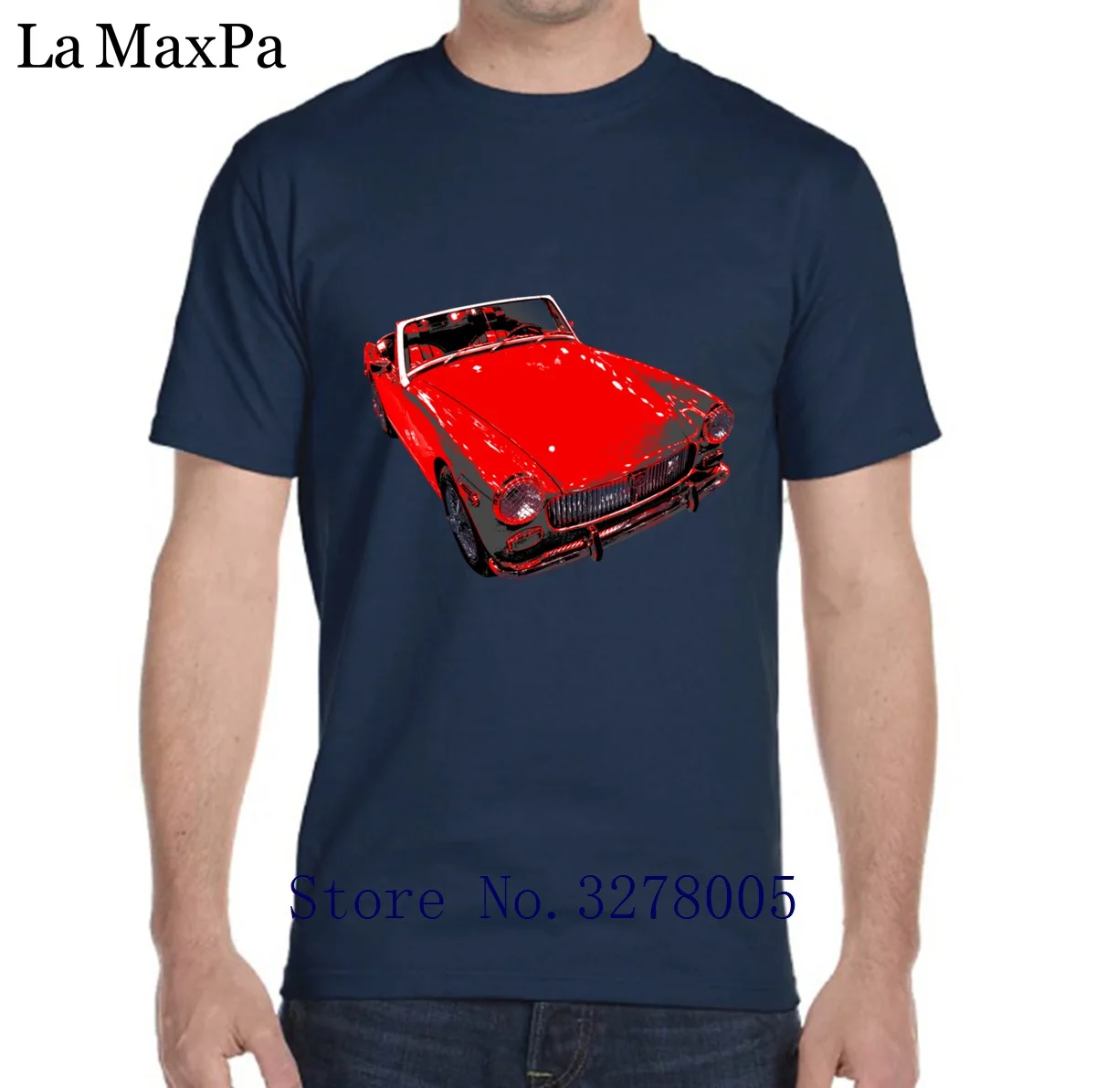 Дизайнерская футболка графический новейший Mg Midget Мужская из хлопка простая Camisas