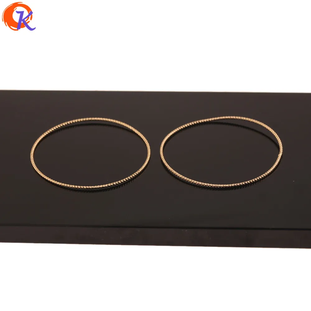 

Cordial Design 50Pcs 40*40MM Jewelry Accessories/Hand Made/Ring Connectors/Genuine Gold Plating/DIY Making/Earrings Findings
