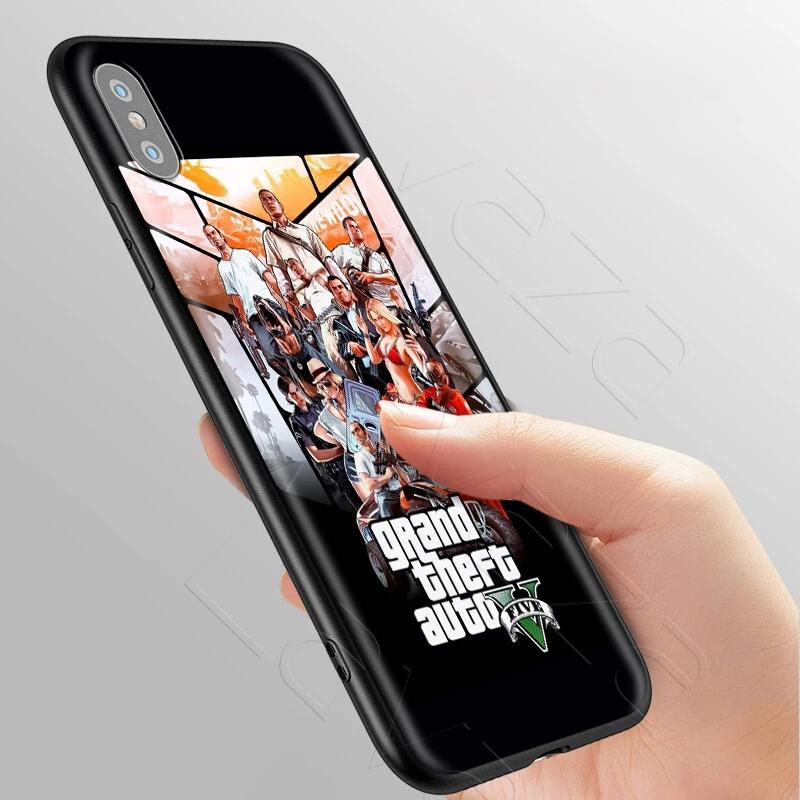 Lavaza Gta 5 Grand Theft чехол для iPhone 11 Pro XS Max XR X 8 7 6 6S Plus 5s se |