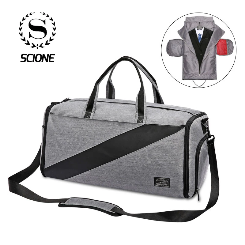 

New Arrived Business Travel Bag For Men Women Unisex Luggage Duffle Bag Dry Wet Separation Independent Suit Space Handbag Gift