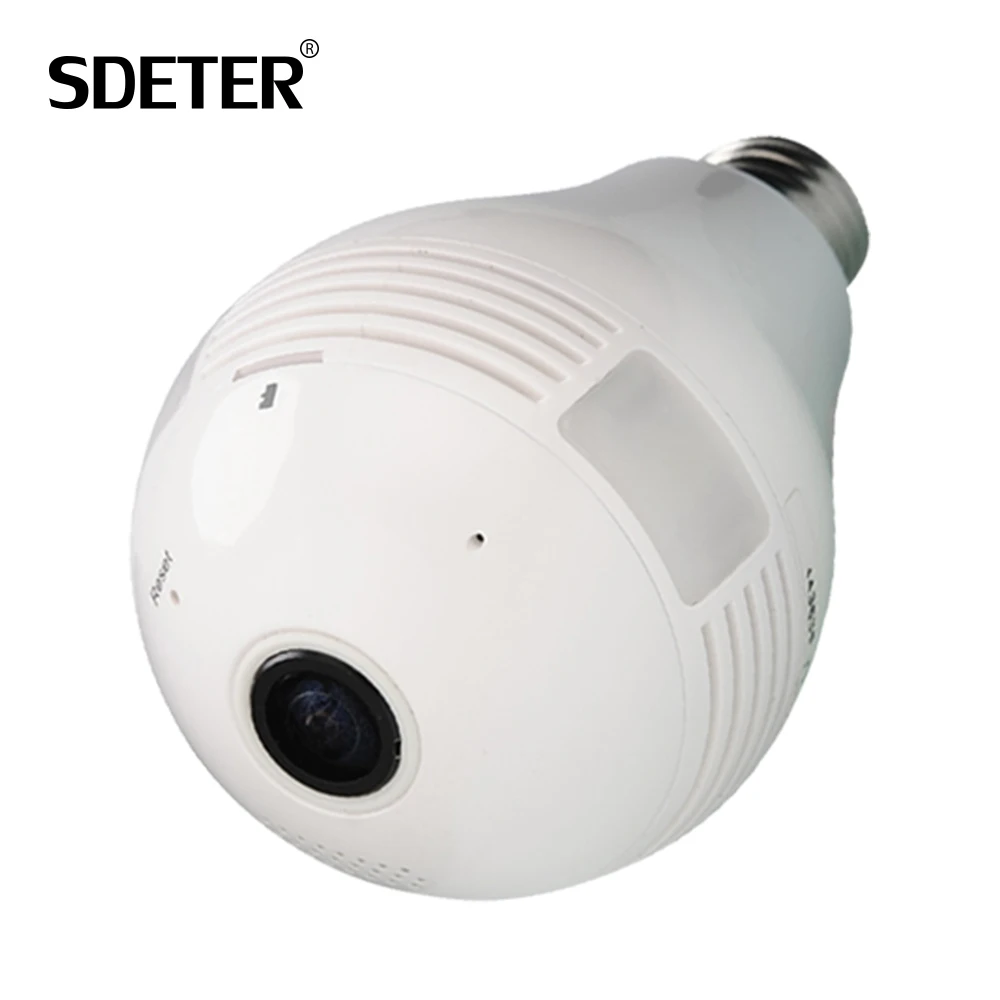Sdever 960P лампа для камеры Беспроводная ip камера безопасности панорамная Мини WIFI CCTV