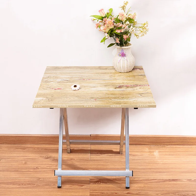 Folding dining table Portable folding table 60*60 Multi-purpose table Small square table