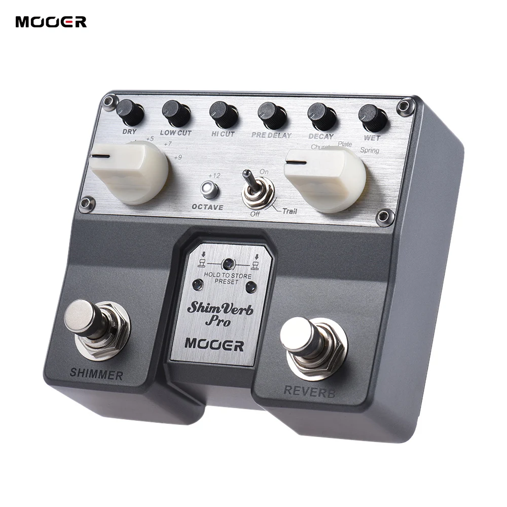 MOOER shimглагол Pro Digital Reverb гитарный эффект педаль с мерцающим эффектом 5 режимов