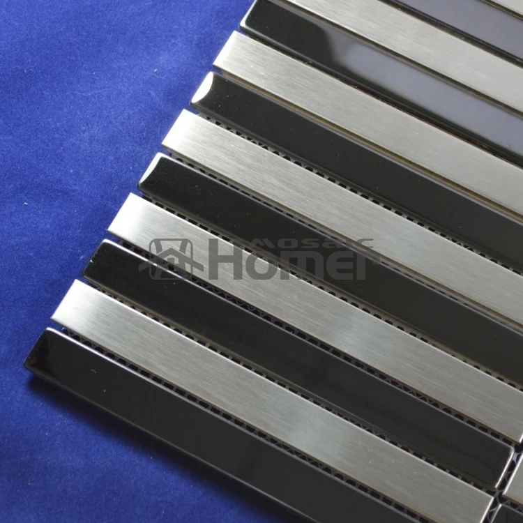 Длинные гольфы с полосками для нержавеющая сталь металлическая плитка стены