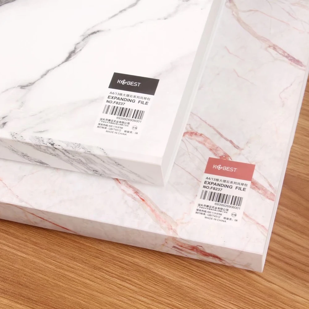 Высококачественная портативная мраморная папка для документов А4 Сумка