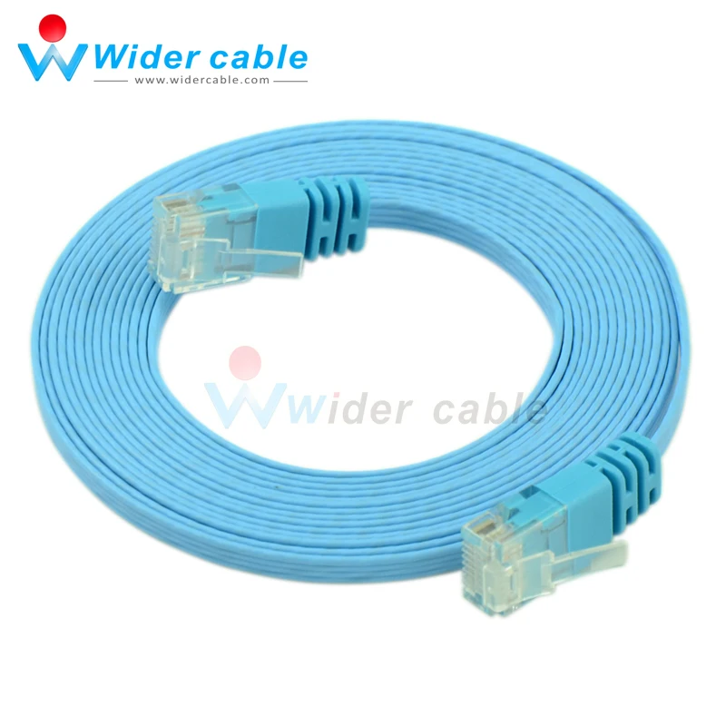 Премиум качество 3 м 8 проводников синий цвет RJ45 Ethernet Lan кабель тонкий Cat6 Интернет