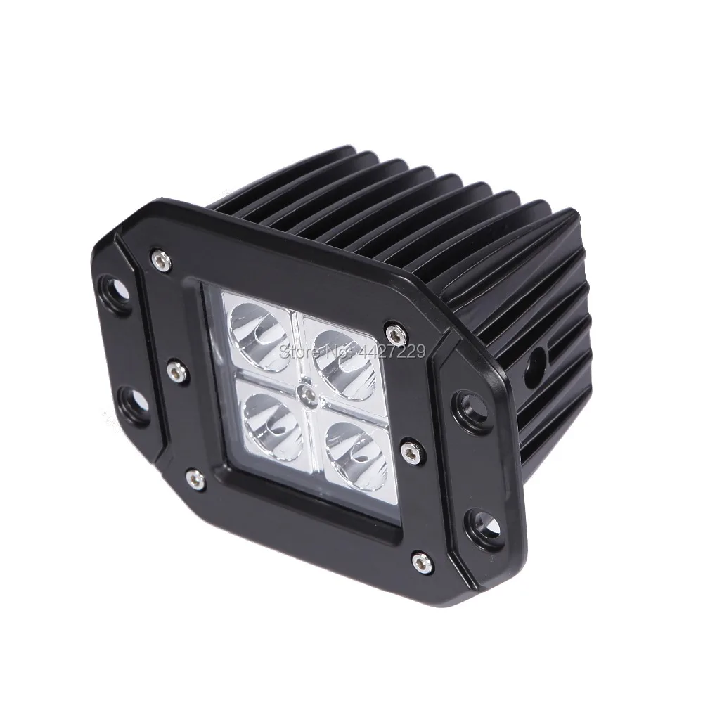 10 шт./лот 12 Вт Led Подсветка автомобиль трактор Светодиодные пятно/потока луч авто