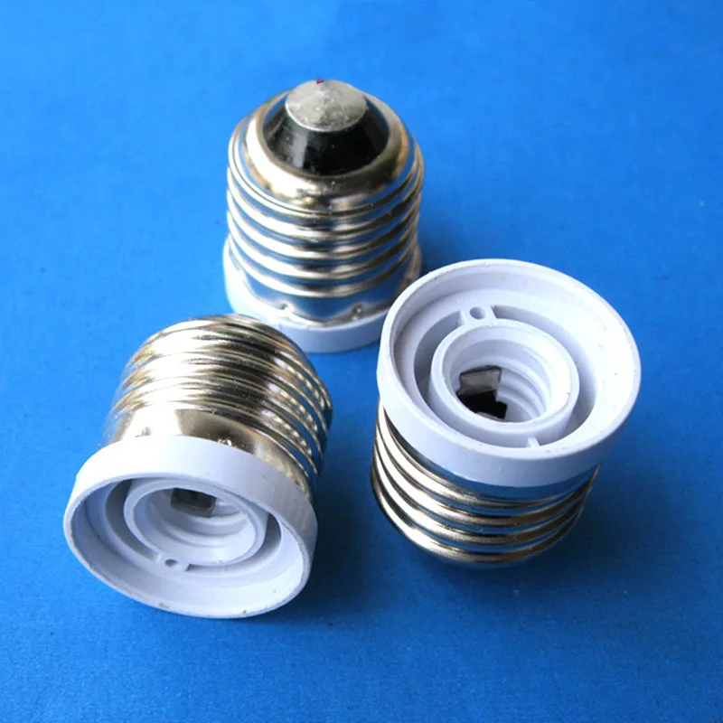 

High Quality Fireproof Material E27 to E12 Lamp Base LED Light Screw Bulb Socket Adapter Converter