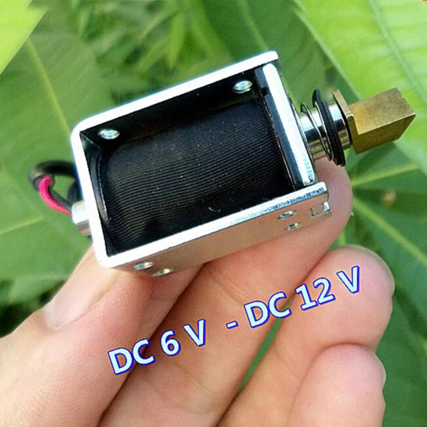 Linear solenoid Open Frame type electromagnet Locks DC 6V-12V with automatic reset the locks for safe | Обустройство дома