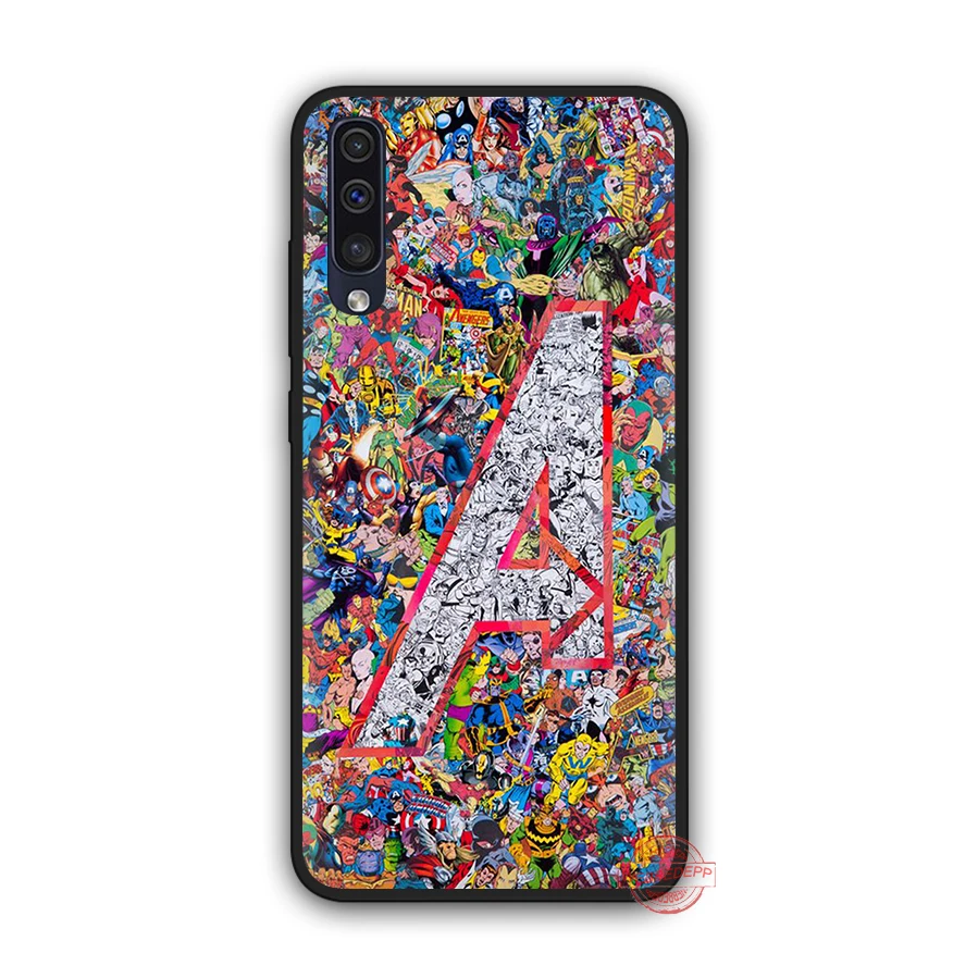 10 WEBBEDEPP класса люкс с логотипом комиксов Marvel мягкий чехол для телефона для samsung A50s A40s A30s A20s A10s A60 A70 M10 M20 M30 M40 чехол s - Цвет: 10