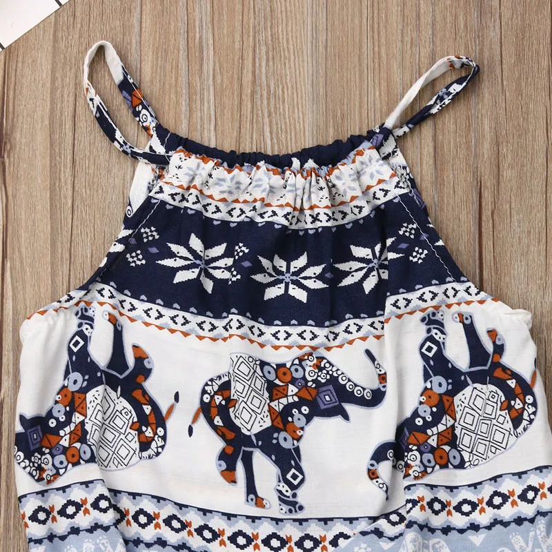 Новый детский жилет С Рисунком Слона для маленьких девочек топ + леггинсы