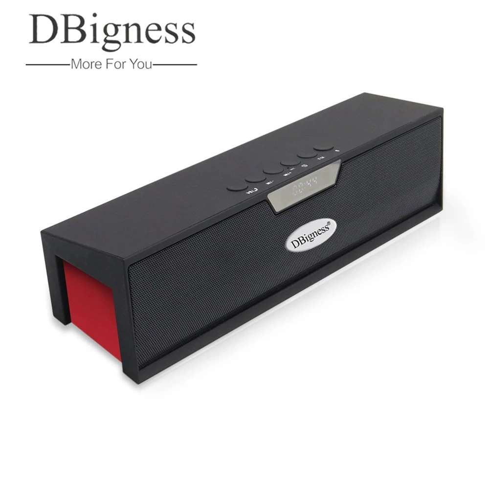 Dbigness Bluetooth динамик Hifi будильник портативный беспроводная большая мощность 10 Вт с