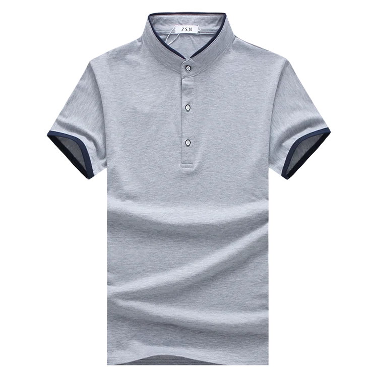 Мужская Повседневная футболка с коротким рукавом Модная белая высоким