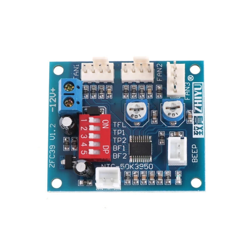 12V CPU вентилятор контроль температуры контроллер скорости ШИМ модуль датчик