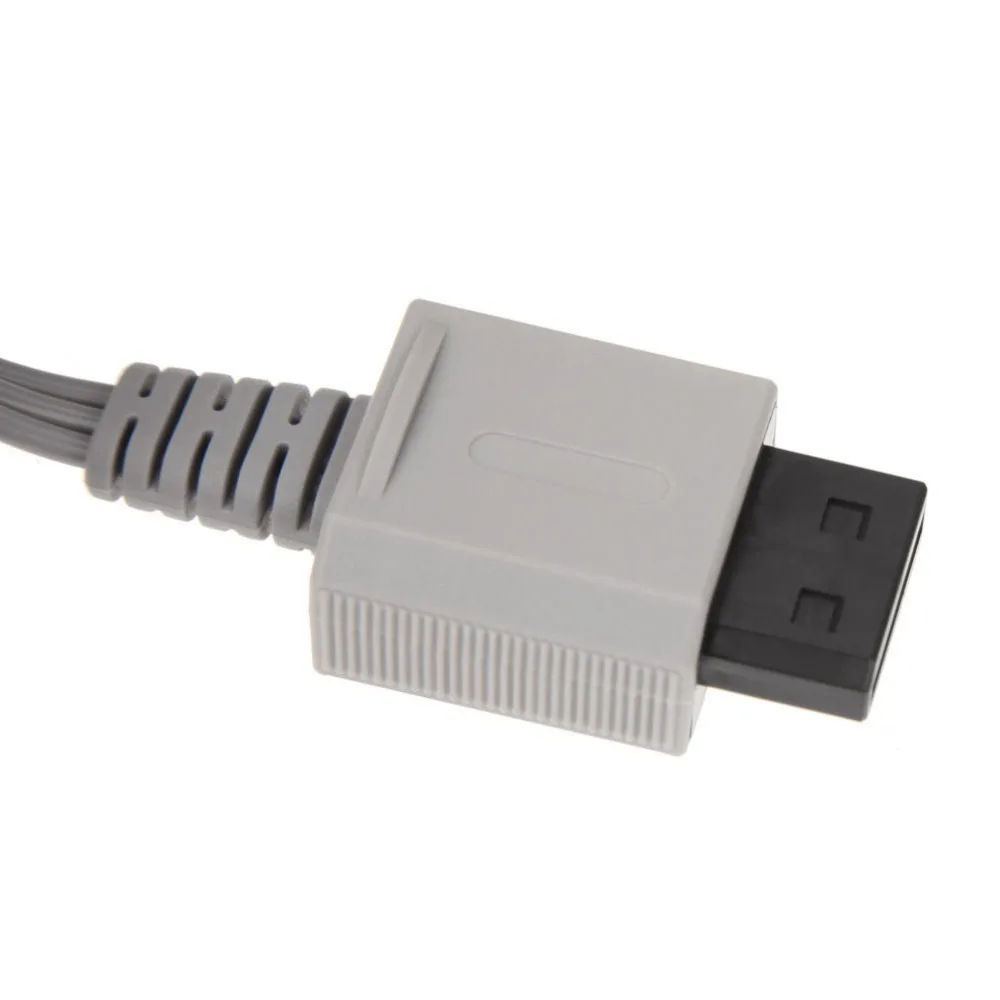 1 8 м аудио-видео AV композитный 3 RCA кабель для более быстрого видео консоли Nintendo Wii |