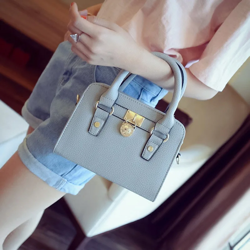 Горячая распродажа высокое качество кожа Для женщин Роскошные сумки Мода Soild