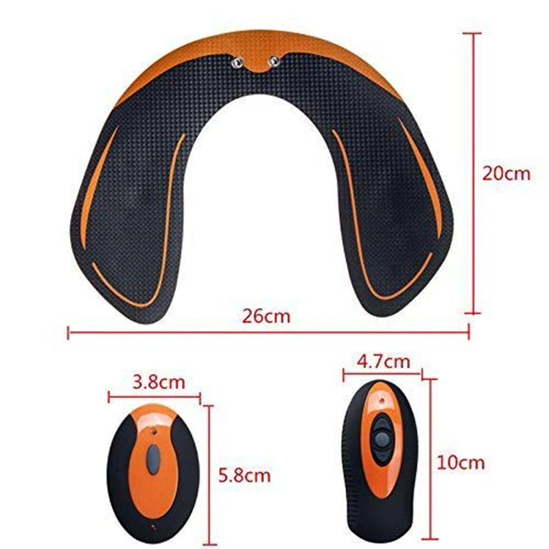 

ABS Stimulator EMS Hip Trainer Butt Toner With Remote Control Home Fitness Massage Bodybuilding Slimming Machine Muscle Training