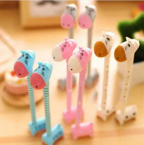 В Корейском стиле симпатичная подставка Ослик красочные шариковая ручка с милым