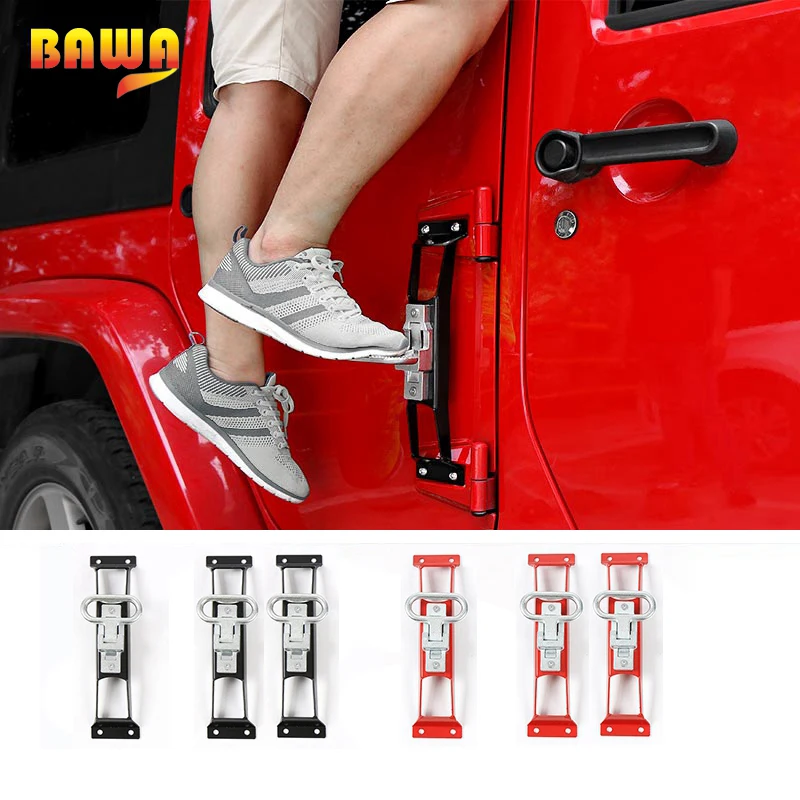Панели для ног BAWA наружной двери колышки Jeep Wrangler JK 2007-2017 нескользящая подставка