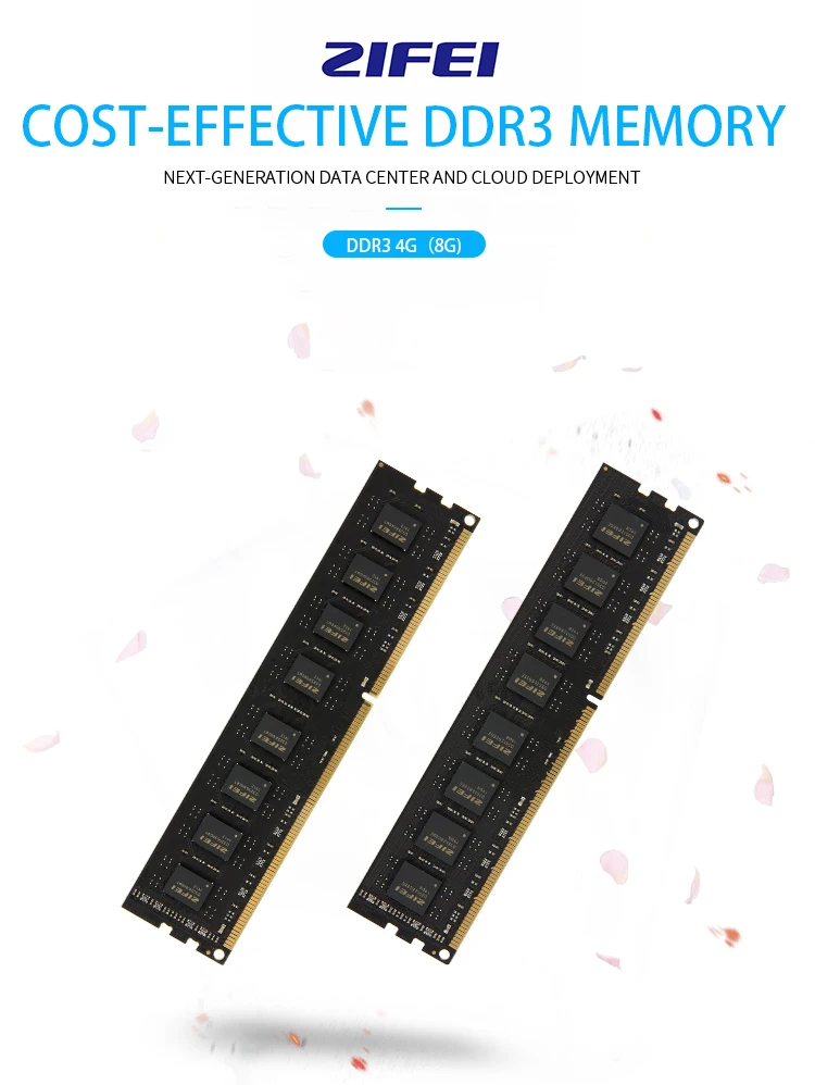 ZiFei оперативная память DDR3 8 Гб 1333 МГц 1600 МГц 1866 МГц 240Pin LO-DIMM память для настольных ПК полностью совместима с Intel и AMD