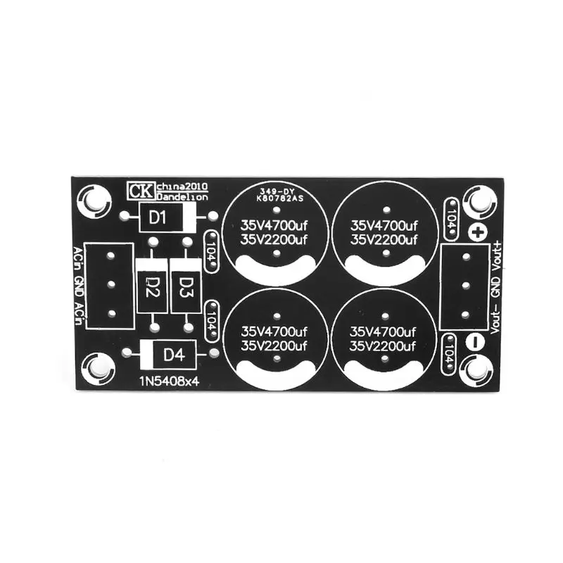 Выпрямительный фильтр плата электропитания усилитель двойная PCB|Регуляторы