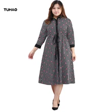 Женские офисные платья TUHAO летние большого размера плюс 10XL 8XL 6XL