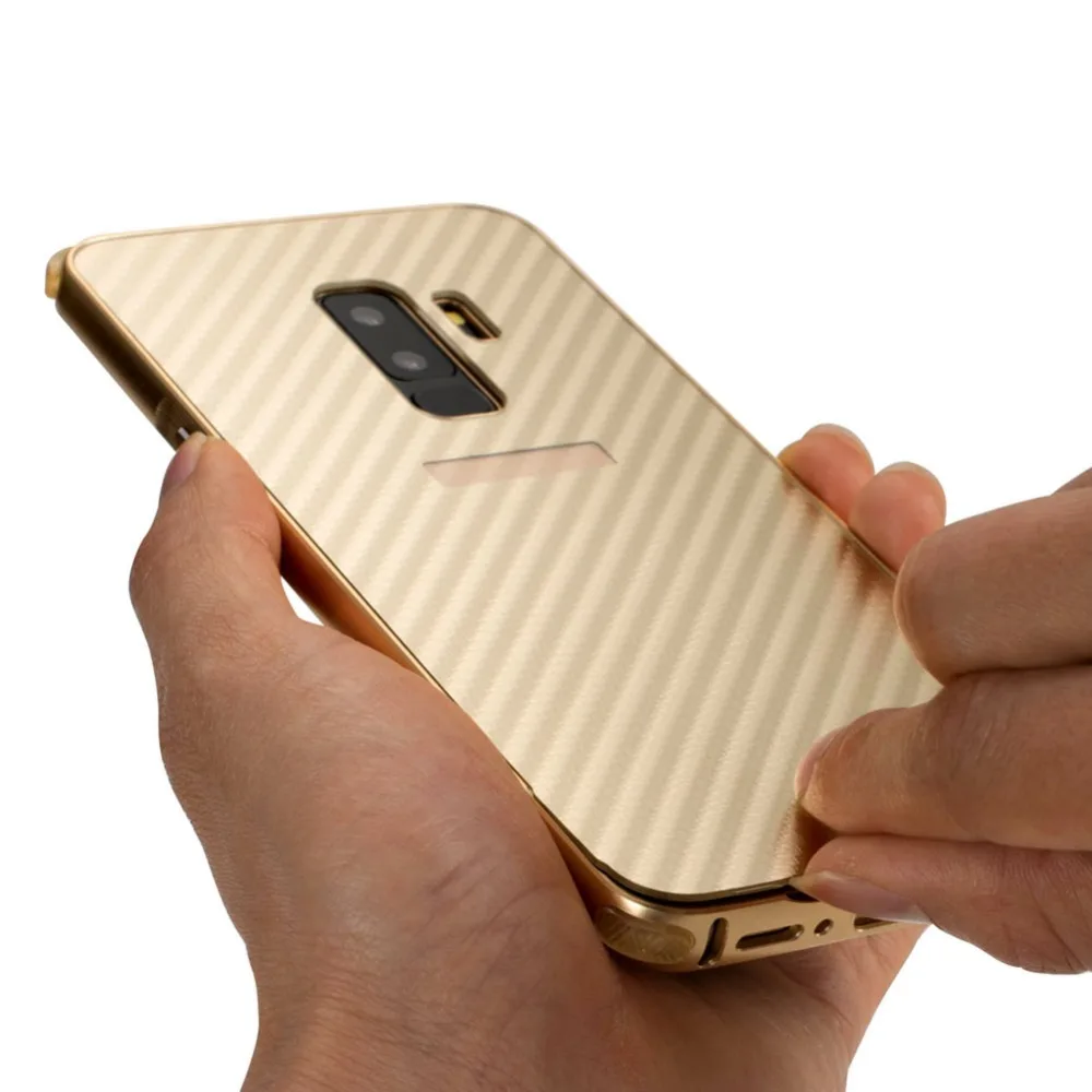 Гибридный чехол YeeSite для Samsung Galaxy S9 Plus Жесткий Чехол из углеродного волокна