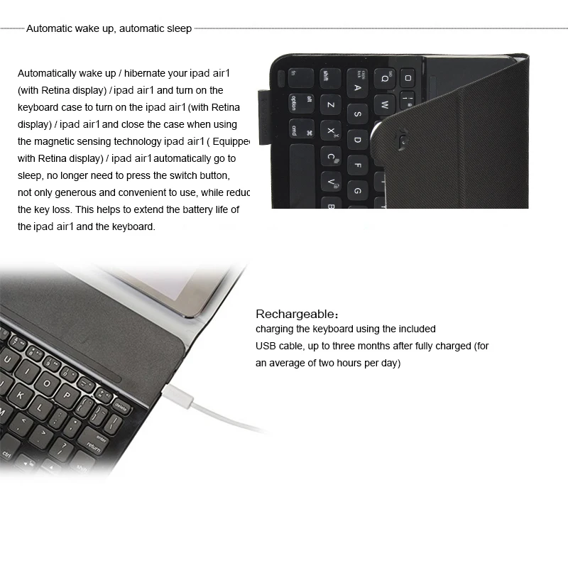 Новая оригинальная ультратонкая клавиатура logitech iK610 ipad mini 1/2/3/air