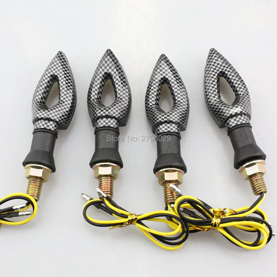 

Free Shipping Amber LED Turn Signal Indicator Light Fit for Universal Motorcycle Harley Triumph Yamaha KTM Custom