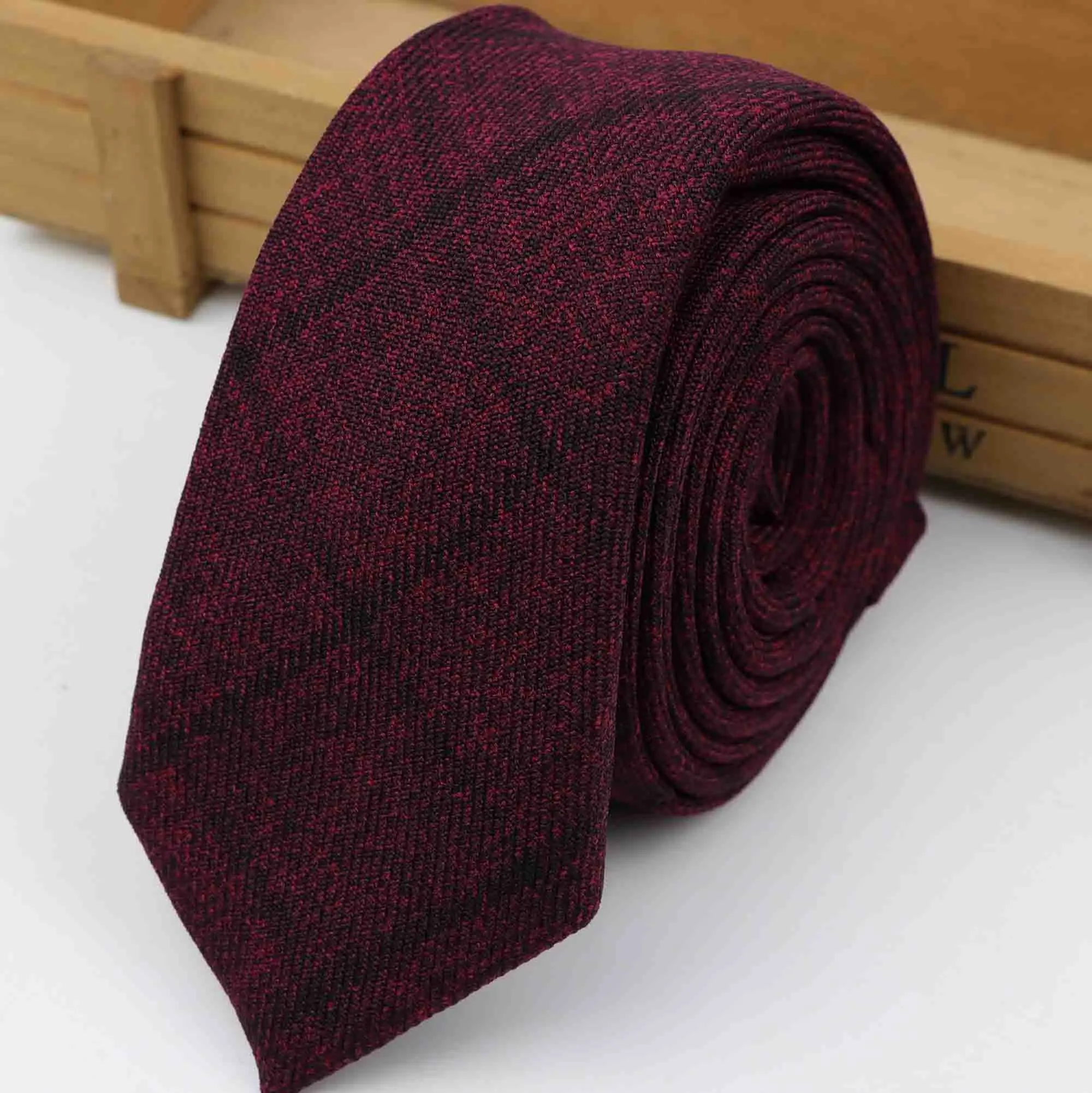 Мужской модный галстук, повседневный толстый искусственный хлопок, клетчатый галстук-бабочка, узкие галстуки, мужские маленькие дизайнерские Галстуки - Цвет: 18