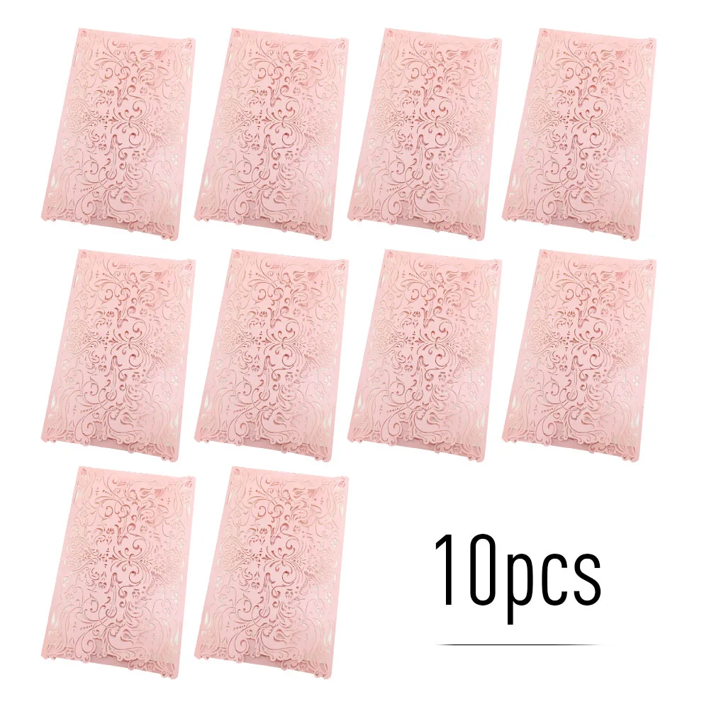 10 шт. бумажные Пригласительные открытки с цветочным рисунком|Открытки и