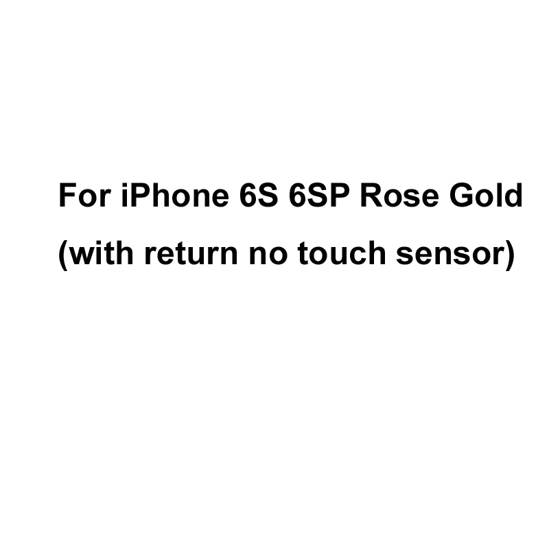For 6S 6SP Rose Gold YKaiserin сенсорный датчик отпечатков пальцев гибкий кабель для iPhone 5S 6 6 Plus 6S 6S Plus 7 7 Plus Кнопка возврата отпечатков пальцев Touch ID - Цвет: For 6S 6SP Rose Gold