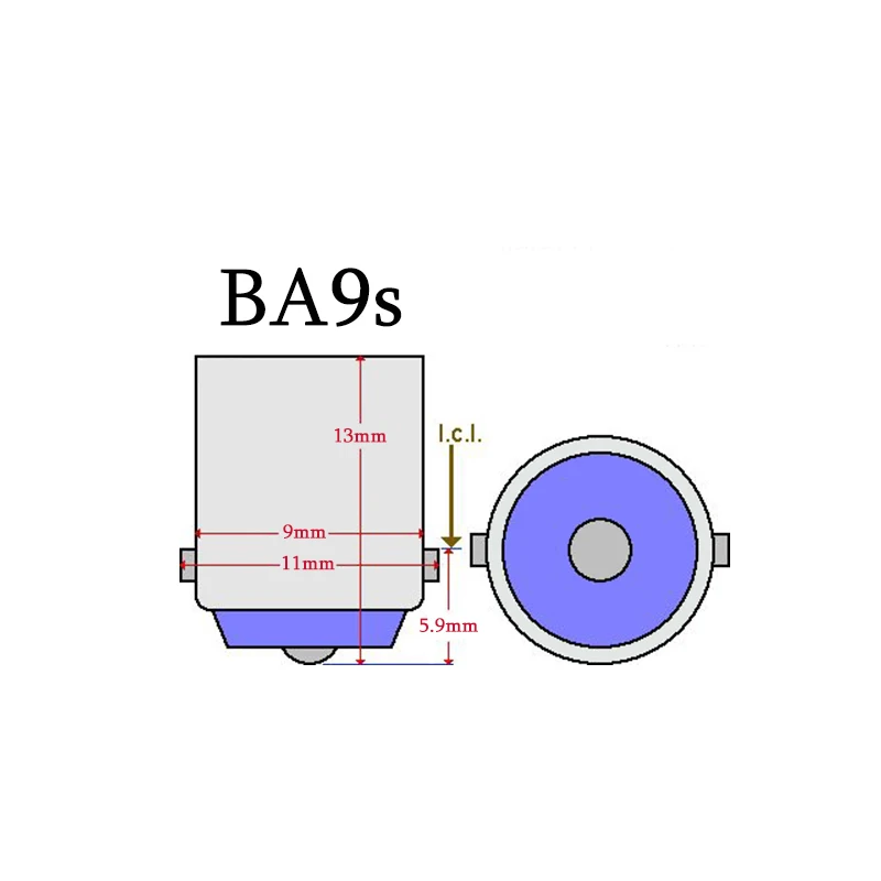 1 шт. BA9S 10 SMD 5630 светодиодные Canbus лампы без ошибок t4w h6w Автомобильные Внутреннее