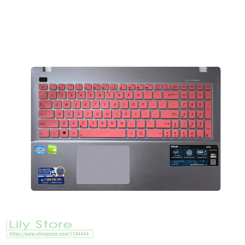 15 дюймов Силиконовая клавиатура для ноутбука Защитная пленка для Asus X556U A55X A56C A73 A550X A550C A550JK A550LA550DP A555LD Y581 Y582